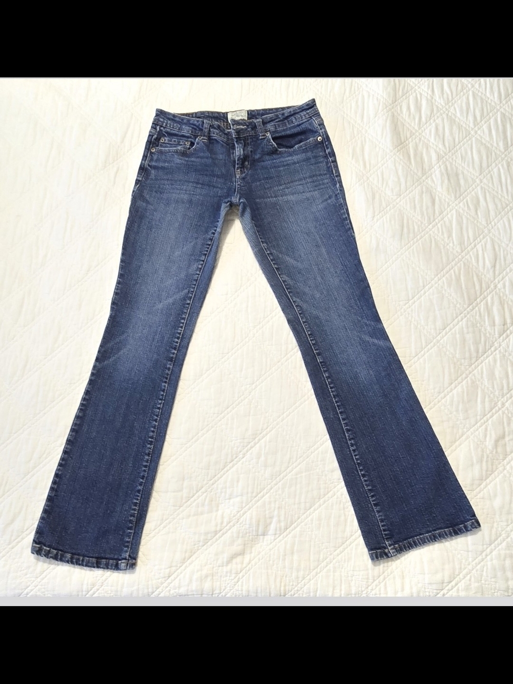 Aeropostale Chelsea Bootcut Jeans Size 5/6  Reg Low-Rise Y2K  Indie  Denim